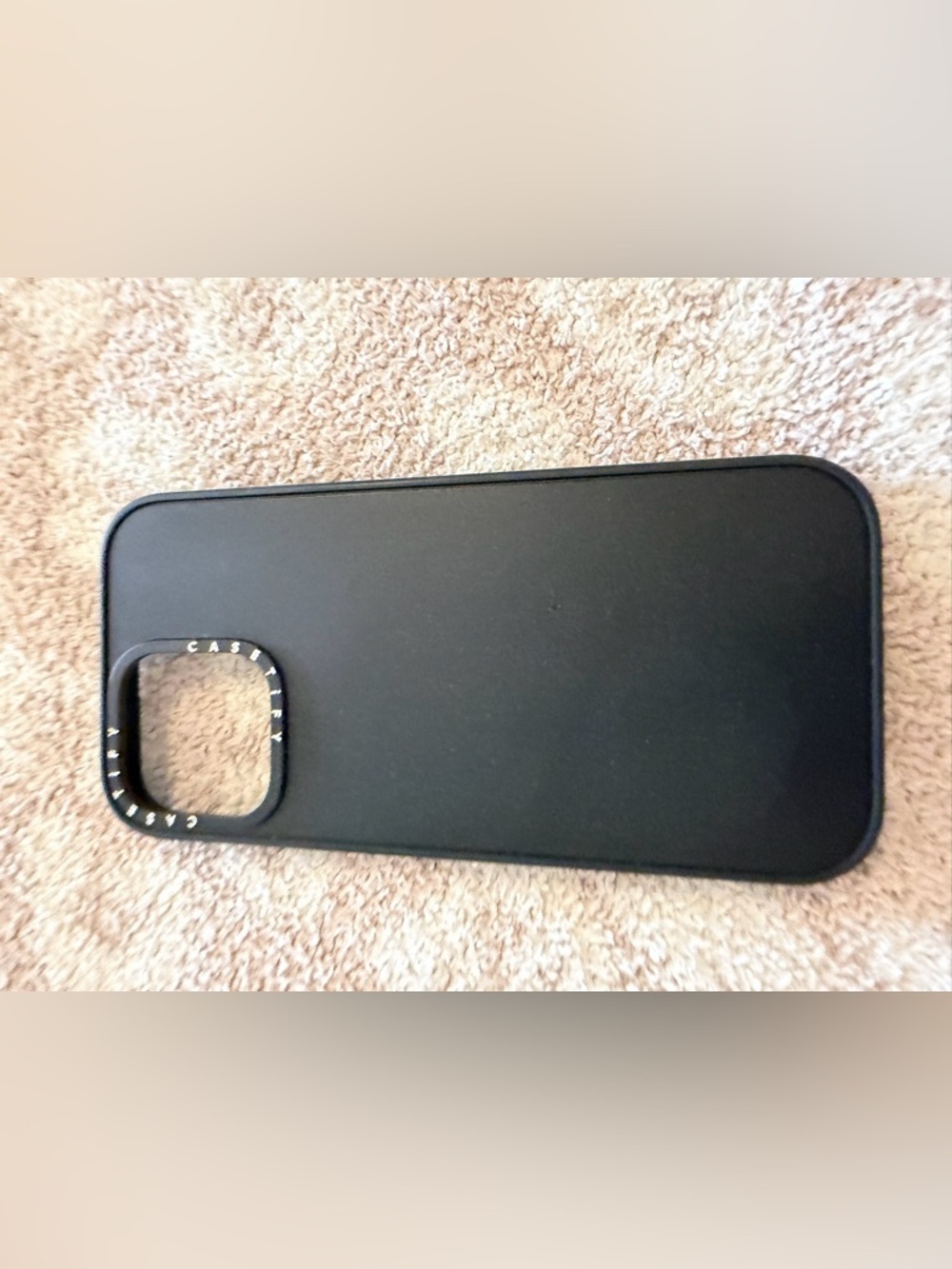 Casetify iPhone 16 pro max case matte black impact